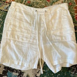 James Perse linen shorts.